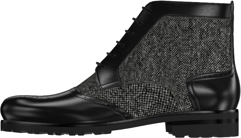 Elegant Lace Up Brogue Boot